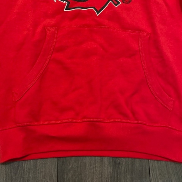 Mitchell & Ness Vancouver Grizzlies Leaf Grab Red Hoodie NWT - Picture 5 of 8